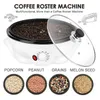 Tools 500g Electric Coffee Roaster Multifunctional Nut Peanut Cashew Chesuts Roasting Nonstick Coffee Bean Roaster