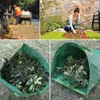 Trash Bags Large Capacity Garden Bag Deciduous Bag Reusable Leaf Sack Trash Can Garden Garbage Waste Collection Container Storage Bag 230607