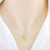 Chains Necklace Women's 925 Sterling Silver Rose Gold Plated Flexible Clavicle Chain Simple Special-Interest Design Ins Jewelry