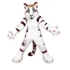 Costume de mascotte Husky à jambe droite de qualité supérieure tenues de personnage de dessin animé Costume de noël carnaval unisexe adultes carnaval robe de fête d'anniversaire