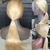 Wigirl 30 38 inch Blonde Color Brazilian 613 Lace Front Human Hair Wigs Bone Straight 13x4 13X6 Lace Frontal Wig For Women