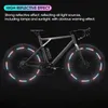 Upgrade 20pcs Colorful Car Wheel Hub Reflectors Stickers Night Warning Reflective Decals for Auto Motorcycle Bike Tire Auto Accessories