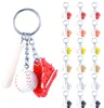 Sleutelhangers Schattig Honkbal Sleutelhanger 3-delig Hanger Cadeau 3-in-1 Mode Auto Souvenir