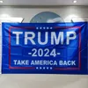 1pc Trump 2024 drapeaux couleurs vives et résistant à la décoloration double couture avec 2 œillets en laiton, patriotique extérieur intérieur mur jardin cour porche patio 0,9 x 1,5 m