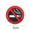 NEW NO NO SMOKING SIGN 팁 경고 자동차 스티커 택시 문 데칼 배지 접착제 스티커 범용 고무 자동차 스타일 장식 데스칼