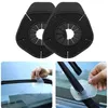 New 2PCS Car Windshield Wiper Arm Bottom Hole Protective Cover Silicone for Dustproof Prevent Debris Sleeve Auto Vehicle Accessories