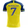 2023 Al Nassr Soccer 7 Cristiano Ronaldo Jersey 94 Anderson Talisca 18 Luiz Gustavo 29 Ghareeb 23 Ahmed 2 Al-Ghannam 16 Maran 14 Al-Naji 4 Al-Fatil Football Shirt Kits