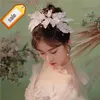 Chapeaux de mariée Nouveau coréen à la main Perlé Tête Fleur Gland Robe de mariée Accessoires pour cheveux et maquillage Styling Accessoires pour cheveux