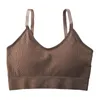 T-Shirt Hirsionsan women Bustier Unpadded Bandeau Bra Vest 2023 new solid sleeveless tanks tops sportwear bra vest