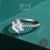 Cluster Rings Beitil Fashion 925 Серебряный серебряный шестигран