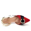 Sandalen Italiaanse Design Leer Colorblock Puntschoen Hoge Hak Dames Sandalen Mode Alledaagse Bijpassende Schoenen en Tas Sets J230608