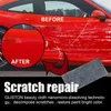 2024 2024 Bil Scratch Repair Tyg Nano Material Yttrasor för bilens ljusfärg Repor Remover Polering Rags Biltillbehör