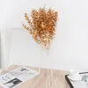 Dekoratif çiçekler yapay bitkiler altın okaliptüs yaprağı Noel ağacı dekor ev oturma odası masası dekorasyon parti düğün tatil