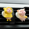 2024 Cute Pig Dekoracja samochodowa Ozdoby Perfumę Klip powietrza Odświeżacz Auto Wewnętrzne Wewnętrzne wystrój Air Aromaterapy Klips