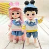 Dolls Arrival 16cm 112 Bjd Doll Toys For Girls Balljointed Boy Curly Wig With Cute Accessories Clothes Suit Christmas Gift 230608