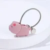 Porte-clés mignon cadeaux de Noël magnétisme jeton d'amour Couple porte-clés embrasser doux cochons porte-clés anneau