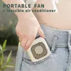 Humidificateurs Ventilateur Mini Ventilateur Portable Ventilateurs De Cou De Main De Poche USB Rechargeable Pliant Bureau De Refroidissement Petit Climatiseur Suspendu Refroidisseur