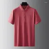 Men's Polos 7XL 8XL 6XL 2023 Summer Casual Short Sleeve Lapel Polo Shirt Men Top Quality Breathable Mens Shirts Lose Camiseta Hombre