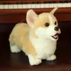 豪華な人形素敵なおもちゃシミュレーション犬の子供コーギーぬいぐるみ子供のための柔らかい動物のおもちゃ