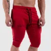 Męskie szorty Nowe letnie trensy męskie szorty sznurkowe joggery 3/4 Kolan Bawełniane sport Homme Bermuda Casual Short Sweatpants J230608