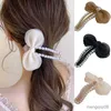 Autre Élégant Arc Perle Cheveux Cl Doux Organza Arcs Épingle À Cheveux Coréen Grand Bec De Canard Clip Ponytail Holder Barrette Accessoires R230608