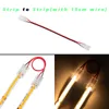 COB LED Streifen Stecker Schnelle Anschlüsse Für 2pin 8/10mm 2pin SMD COB 5050 2835 Einfarbige LED Band Solderless Right Angel Draht