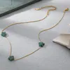 Pendentif colliers français pentagramme pierre naturelle collier lumière luxe exquis haute qualité fête cadeau 2023