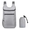 LU Folding ryggsäck Schoobag för tonåring Big Laptop Bag Portable Waterproof Nylon Foldbara ryggsäckar Sport 6 färger för vandring