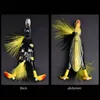 Esche Esche 125mm 30g Duck Fishing Lure Top Water Whopper Poppers Wobblers Plastica ABS Esca artificiale con piedini che cadono e schizzano 230607