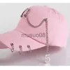 Ball Caps Fashion Hip Hop Cotton Baseball Cap Creative Peercing Ring Caps панк взрослые повседневные твердые регулируемые унисекс шляпа шляпы J2306