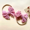 Haar Accessoires Boog Hoofdband Voor Baby Gilrs Dunne Bands Kinderen Hoofdbanden Pasgeboren Haarband Prinses Zachte Foto Props R230608