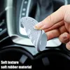 2024 Fashion Letter Car Anti-Slip Water Cup Pad Decoration Coaster Water Cup Mat Silicone Non-Lip Cushion Auto Interior Accessories