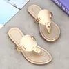 TB shoes women designer slides sandals metallic silver miller black brown white pink sliders sandles luxurys loafers outdoor beach loafers shoes b69