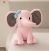 Mluti Color Elephant Puched Plush Toys для Appease Baby Doll Toy Comfort Мягкий сна животные игрушка подушка для детского дня рождения кукла 25 см.