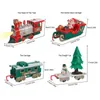 ElectricRC voiture enfants petit Train piste jouet électrique lumière musique noël course noël cadeau arbre décor 230616