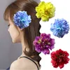 Other Bohe Peony Flower Barrettes Women Hair Accessories Clip Multicolour Big Girls Headwear Wedding Bridal Hairpins R230608