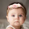 Akcesoria do włosów Baby Girl Headband Cute Elastic Band Nowon Nieprawidłowy Kwiat Maluch Dzieci Kids R230608