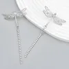 Masowe metalowe puste kolczyki owadów Dragonfly Wysoka prosta, prosta kolczyka bankietowa akcesoria biżuterii