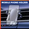 Новый тяжесть автомобильного телефона Air Vent Clip Mobile Mount Stand Auto GPS Navigation Cracket смартфон для iPhone 14 Samsung Huawei