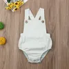 Strampler Großhandel Baby-Overalls geborene Babys Mädchen Jungen Sommerkleidung Lässige Baby-Sleeveless-Overalls Kinderspielset