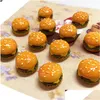Charms Cute Mini Resin Hamburger Sandwich Pendants For Diy Earrings Key Chains Fashion Jewelry Making Drop Delivery Findings Componen Dho0G