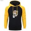 Mens Raglan Sportwear Hoodies Sweatshirt Kawaii Cat Out Of The Wall 2020 Spring Autumn Winter Fleece Warm Fashion Mens Clothes L230520