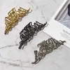 Cuelga la lámpara Gran pinza de metal para el cabello Horquillas irregulares Estilo punk Garras para el cabello Barrettes Mujeres Vintage Pinzas para la mandíbula Accesorios para el cabello Z0608