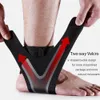 Ankle Support Sports Brace Adjustable Compression Elastic Guard Pain Relief Strap Basketball 230608