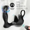 Rotatif Butt Plug Vibromasseur pour Hommes 18+ Retarder l'Éjaculation Pénis Anneau 9 Modes Massage de la Prostate Sex Toys Anal Gode Produits Pour Adultes L230518