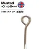 Fishing Hooks Original Mustad 10881 Jigging Hook Single Ocean Jig Big Barbed With Hole Squid Carp Hardbait Pesca 230608