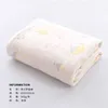 Toallas de gasa de algodón puro, mantas de aire acondicionado para la siesta del bebé de los niños masculinos y femeninos del hogar, suaves y amigables con la piel