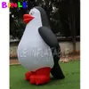 Cartoon de animales gigantes de pingüino inflable a medida para eventos de desfile
