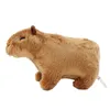 Plush Dolls 18cm Simulation Capybara Plush Toy Fluffy Capybara Doll Soft Stuffed Animal Toy Kids Birthday Gift Toy Home Room Decor 230608