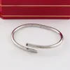 Homem mulher pulseira designer prego para jewlery mulheres 14k banhado a ouro aço inoxidável feminino acessórios de presente de casamento conjunto de dia dos namorados orna